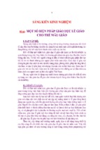 Skkn-một số biện pháp gd lễ giáo cho trẻ mẫu giáo