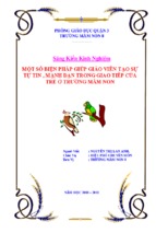 Skkn-một số biện pháp giúp giáo viên tạo sự tự tin, mạnh dạn trong giao tiếp của trẻ ở trường mầm non