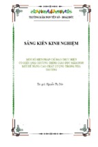 Skkn-một số biện pháp chỉ đạo thực hiện có hiệu quả chương trình giáo dục mầm non mới để nâng cao chất lượng chăm sóc giáo dục trẻ trong trường mầm non yên sở