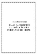 Skkn-giảng dạy bài chiếu cầu hiền (cầu hiền chiếu)