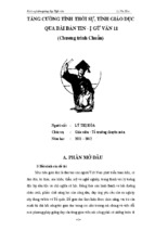 Skkn-tăng cường tính thời sự, tính giáo dục qua bài bản tin ngữ văn 11