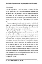 Skkn-định hướng cách giải phương trình, bất phương trình có chứa tham số bằng phương pháp sử dụng đạo hàm, thpt