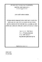 Skkn-sử dụng phương pháp hệ thống kiến thức cơ bản của phần làm văn, đọc văn, và lý luận văn học trong chương trình ngưc văn thpt để nâng cao hiệu quả bồi dượng học sinh giỏi tỉnh lớp 12 môn ngữ văn ban cơ bản