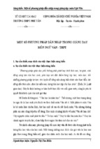 Skkn-một số phương pháp dẫn nhập trong giảng dạy môn ngữ văn - thpt