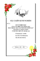 Skkn-một số biện pháp nâng cao hiệu quả giảng dạy bài 28 thực hành quan sát vi sinh vật sinh học 10 ban cơ bản