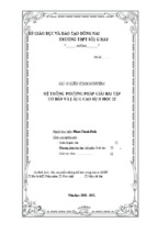 Skkn-hệ thống phương pháp giải bài tập cơ bản và nâng cao sinh học 12