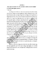 Phân tích thống kê tình hình sử dụng lao động tại công ty cổ phần đầu tư công nghệ lê hoàng