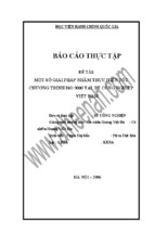 Một số giải pháp nhằm thực hiện tốt chương trình iso 9000 tại bộ công nghiệp việt nam