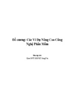 đề cương- các ví dụ nâng cao công nghệ phần mềm