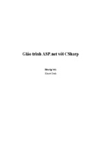 Giáo trình asp.net với csharp