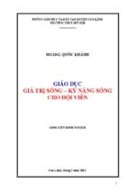 Skkn giáo dục giá trị sống – kỹ năng sống cho đội viên