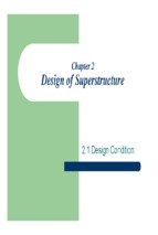 Presentation design of superstructure