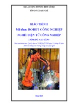 Giáo trình robot công nghiệp - nghề điện tử công nghiệp - trình độ cao đẳng (tổng cục dạy nghề)