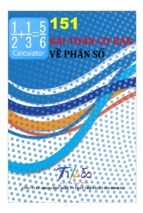 151 bài toán cơ bản về phân số