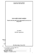 Skkn-khai thác hình thức phát vấn học sinh trong dạy học môn lịch sử ở trường thpt