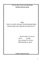 Skkn-nâng cao hứng thú học tập môn lịch sử bằng phương pháp lồng ghép kể chuyện lịch sử.