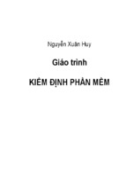 Kiểm định phần mềm