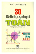 30 đề thi học sinh giỏi toán cấp 2 chuyên toán