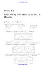 Khảo sát hàm số ôn thi đại học (có lời giải) - nguyễn minh hiếu