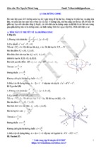 Chuyên đề hình giải tích trong mặt phẳn phương trình ba đường conic