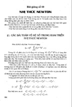 Nhi thuc niu ton