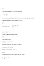 đề và đáp án luyện thi toán ( đề 1 đến 10)