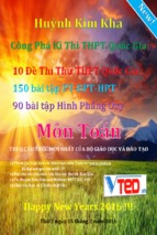 Công phá kì thi thpt quốc gia môn toán-vted