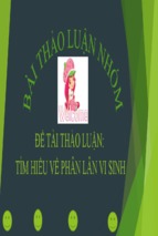 đề tài thảo luận tìm hiểu về phân lân vi sinh