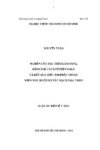 Nghiên cứu đặc điểm lâm sàng, hình ảnh cắt lớp điện toán và kết quả điều trị phẫu thuật nhồi máu ruột do tắc mạch mạc treo