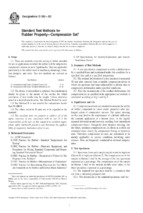 D 395 – 03  ;standard test methods for rubber property – compression set