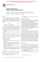 D 395 – 02  ;standard test methods for rubber property – compression set