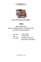 Skkn-một số biện pháp phòng chống béo phí và suy dinh dưỡng cho trẻ ở trường mầm non