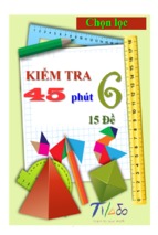 15 đề kiểm tra 1 tiết toán 6 có đáp án