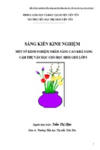 Skkn một số kinh nghiệm nhằm nâng cao khả năng cảm thụ văn học cho học sinh giỏi lớp 5