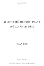 Tổng hợp đề thi thử môn toán 2015 - 2016 (có đáp án chi tiết) p.1