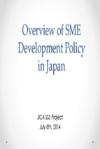 Overviewofsmepolicyinjp_8thjuly2014