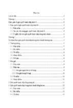 Bài tiểu luận giải quyết tranh chấp trong kinh doanh thương mại