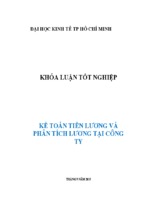 Kế toán tiền lương và phân tích