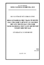 Báo cáo tổng kết đề tài kh&cn cấp bộ khảo sát đánh giá thực trạng về chuyển giao công nghệ và đề xuất các giải pháp thúc đẩy chuyển giao công nghệ trong ngành hóa chất và dầu khí phù hợp với điều kiện việt nam