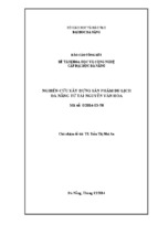 đề tài nghiên cứu khoa học nghiên cứu xây dựng sản phẩm du lịch đà nẵng từ tài nguyên văn hóa