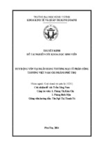 đề tài nghiên cứu khoa học huy động vốn tại ngân hàng thương mại cổ phần công thương việt nam chi nhánh phú thọ