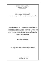 Tóm tắt báo cáo tổng kết đề tài khoa học và công nghệ cấp đại học đà nẵng nghiên cứu các tính chất phi cổ điển, dõi tìm đan rối và viễn chuyển lượng tử của trạng thái nén dịch chuyển thêm photon hai mode