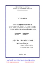 La01.016_công nghiệp hóa hướng về xuất khẩu của thái lan kinh nghiệm và khả năng vận dụng vào việt nam