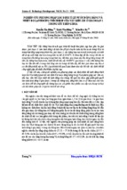 Báo cáo khoa học - nghiên cứu phương pháp xác định tỉ lệ nước đóng băng và nhiệt độ lạnh đông thích hợp của vật liệu ẩm ở giai đoạn 1 trong sấy thăng hoa