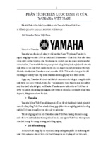 đồ án môn học phân tích chiến lược định vị của yamaha motor việt nam