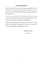 An analysis on english compound nouns and vietnamese equivalence ﻿