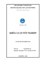 Hoàn thiện công tác tổ chức kế toán vốn bằng tiền tại công ty cổ phần du lịch hoa phượng ﻿