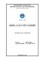 Hoàn thiện công tác tổ chức kế toán tập hợp chi phí sản xuất và tính giá thành sản phẩm tại công ty tnhh lan phố ﻿