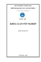 Effective techniques to teach english for 1st graders at vo thi sau primary school in hai phong city ﻿