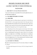 Bài giảng nghiệp vụ tín dụng ngân hàng